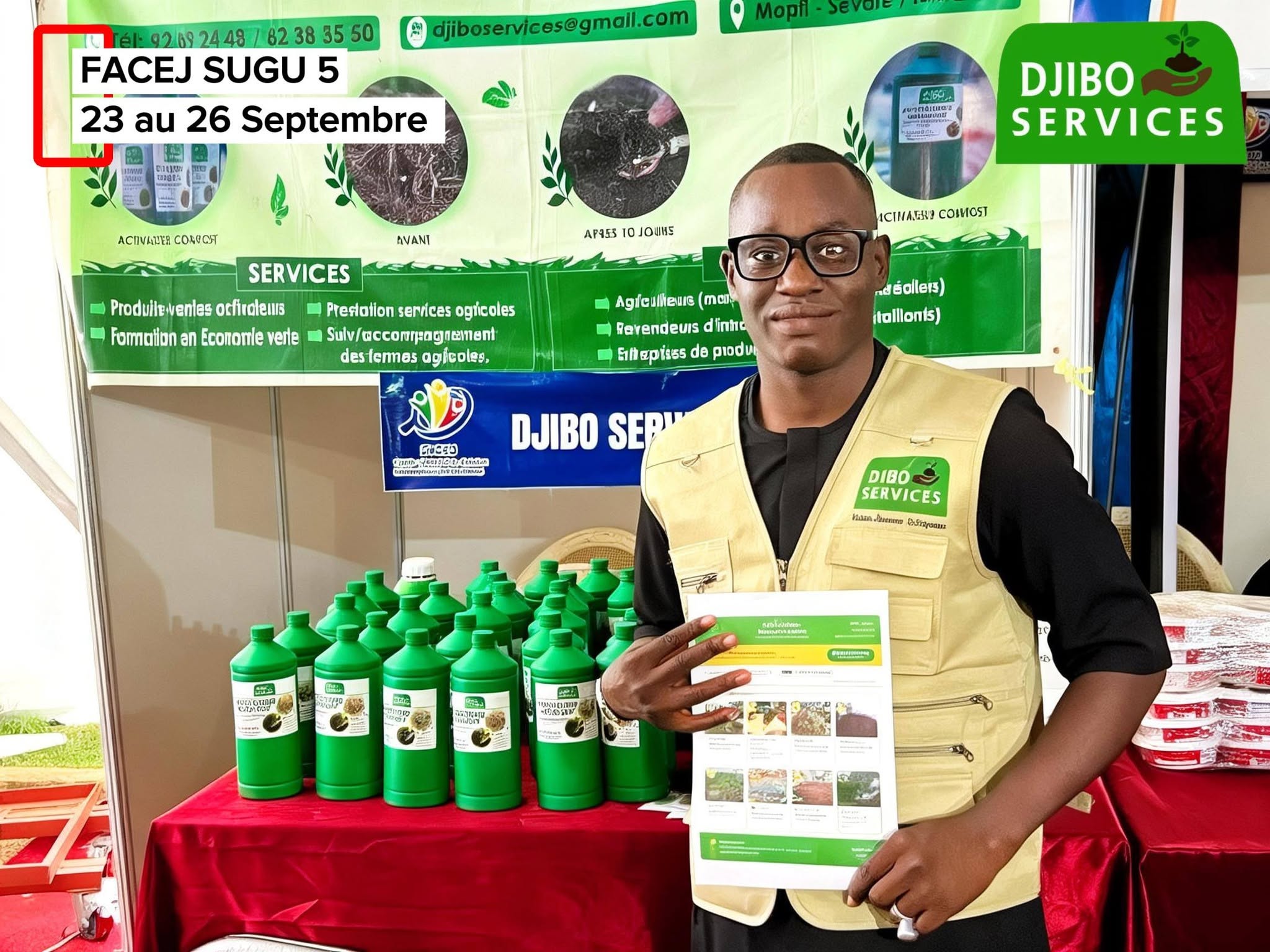 DJIBO-SERVICES au FACEJ SUGU 5 : quatre jours de rencontres, d’échanges et de partage